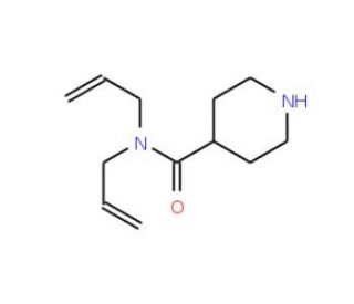 Piperidine-4-carboxylic acid diallylamide - chemical structure image