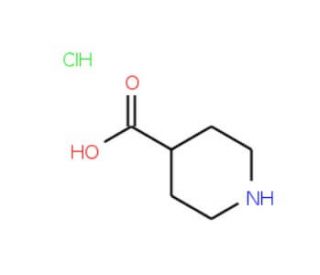 Piperidine-4-carboxylic acid hydrochloride (CAS 5984-56-5) - chemical structure image