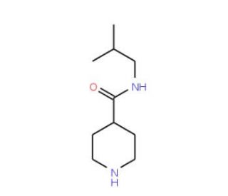 Piperidine-4-carboxylic acid isobutyl-amide - chemical structure image