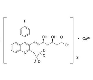 Pitavastatin-d4 Calcium (CAS 147526-32-7) - chemical structure image