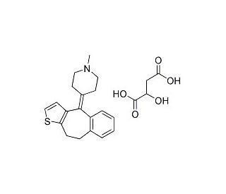 Pizotifen malate (CAS 5189-11-7) - chemical structure image