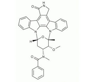 PKC-412 (CAS 120685-11-2) - chemical structure image
