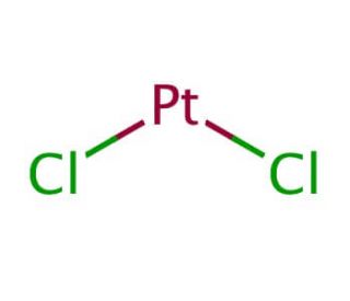 Platinum(II) chloride (CAS 10025-65-7) - chemical structure image