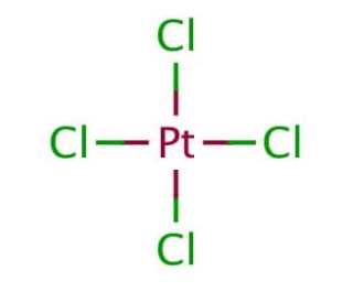 Platinum(IV) chloride (CAS 13454-96-1) - chemical structure image
