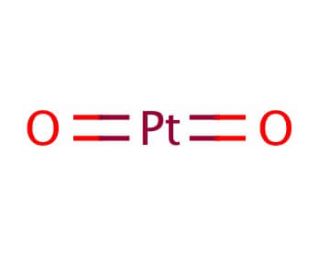 Platinum(IV) oxide hydrate (CAS 52785-06-5) - chemical structure image