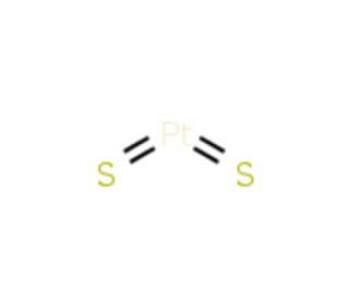 Platinum(IV) sulfide, Pt 74.8% min (CAS 12038-21-0) - chemical structure image
