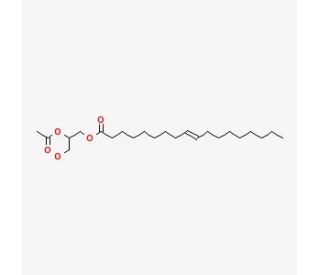 (&plusmn;)-1-Oleoyl-2-acetylglycerol (CAS 86390-77-4) - chemical structure image