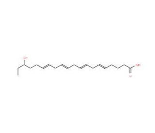 (&plusmn;)18-HETE (CAS 133268-58-3) - chemical structure image