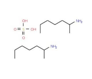 (&plusmn;)-2-Aminoheptane sulfate (CAS 6411-75-2) - chemical structure image