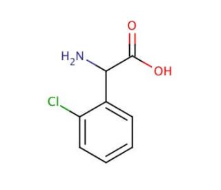 (&plusmn;)-2-Chlorophenylglycine (CAS 88744-36-9) - chemical structure image