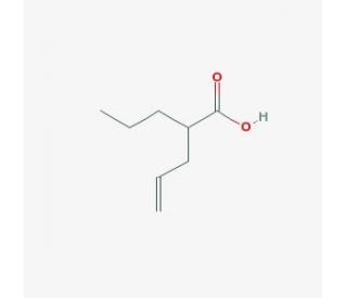(&plusmn;)-2-Propyl-4-pentenoic Acid (CAS 1575-72-0) - chemical structure image