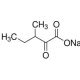 (±)-3-Methyl-2-oxovaleric acid sodium salt (CAS 3715-31-9) - chemical structure image