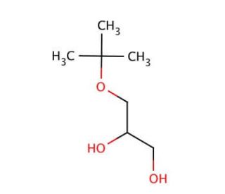(&plusmn;)-3-tert-Butoxy-1,2-propanediol (CAS 74338-98-0) - chemical structure image