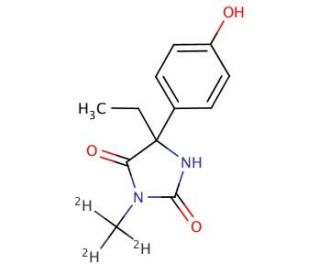 (&plusmn;)-4&prime;-Hydroxy Mephenytoin-d3 (CAS 1173022-56-4) - chemical structure image