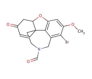 (&plusmn;)-(4a&alpha;)-4a,5,9,10,11,12-Hexahydro-1-bromo-3-methoxy]-11-formyl-6H-benzofuran[3a,3,2-e,f][2]benzazepin-6-one - chemical st