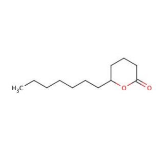 (±)-5-Dodecanolide (CAS 713-95-1) - chemical structure image