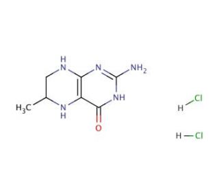(&plusmn;)-6-Methyl-5,6,7,8-tetrahydropterine dihydrochloride (CAS 69113-63-9) - chemical structure image