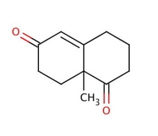 (±)-8a-Methyl-3,4,8,8a-tetrahydro-1,6(2H,7H)-naphthalenedione (CAS 20007-72-1) - chemical structure image