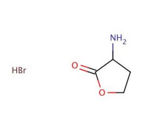 (&plusmn;)-&alpha;-Amino-&gamma;-butyrolactone hydrobromide (CAS 6305-38-0) - chemical structure image