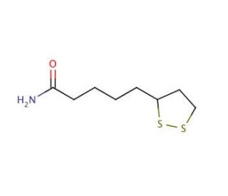 (&plusmn;)-&alpha;-Lipoamide (CAS 940-69-2) - chemical structure image