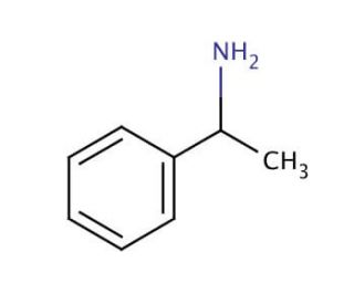 (&plusmn;)-&alpha;-Methylbenzylamine (CAS 618-36-0) - chemical structure image