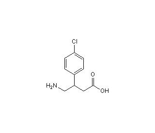 (&plusmn;)-Baclofen (CAS 1134-47-0) - chemical structure image