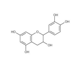 (&plusmn;)-Catechin (CAS 7295-85-4) - chemical structure image