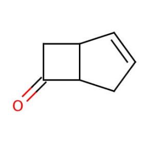 (&plusmn;)-cis-Bicyclo[3.2.0]hept-2-en-6-one (CAS 13173-09-6) - chemical structure image