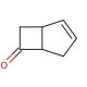 (±)-cis-Bicyclo[3.2.0]hept-2-en-6-one (CAS 13173-09-6) - chemical structure image