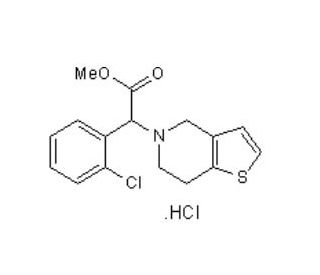 (&plusmn;)-Clopidogrel hydrochloride (CAS 90055-48-4) - chemical structure image