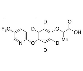 (&plusmn;)-Fluazifop-d4 (CAS 69335-91-7) - chemical structure image
