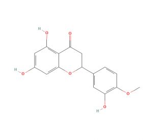 (&plusmn;)-Hesperetin (CAS 520-33-2) - chemical structure image