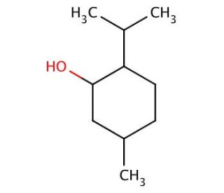 (&plusmn;)-Menthol (CAS 89-78-1) - chemical structure image