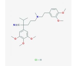 (&plusmn;)-Methoxyverapamil Hydrochloride (CAS 16662-47-8) - chemical structure image