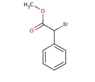 (&plusmn;)-Methyl &alpha;-bromophenylacetate (CAS 3042-81-7) - chemical structure image