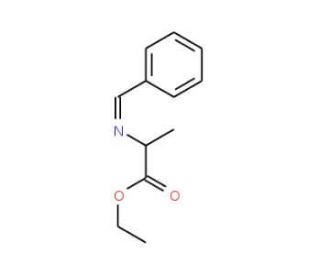 (&plusmn;)-N-(Benzylidene)alanine Ethyl Ester (CAS 60930-36-1) - chemical structure image