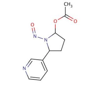 (&plusmn;)-N&prime;-Nitrosonornicotine 5&prime;-Acetate (CAS 68743-65-7) - chemical structure image