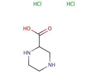 (&plusmn;)-Piperazine-2-carboxylic acid dihydrochloride (CAS 3022-15-9) - chemical structure image