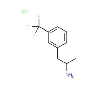 (+)-Norfenfluramine hydrochloride (CAS 37936-89-3) - chemical structure image