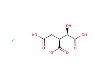 (&plus;)-Potassium DS-threo-isocitrate monobasic (CAS 20226-99-7) - chemical structure image