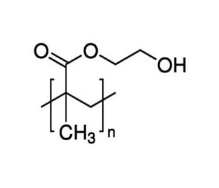 Poly(2-hydroxyethyl methacrylate) (CAS 25249-16-5) - chemical structure image