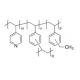Poly(4-vinylpyridine-co-ethylvinylbenzene), cross-linked (CAS 127564-81-2) - chemical structure image