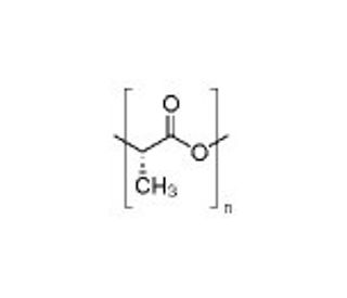 Poly-L-lactid 1.0 dl/g (CAS 26161-42-2) - chemical structure image