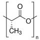 Poly-L-lactid 4.0 dl/g (CAS 26161-42-2) - chemical structure image