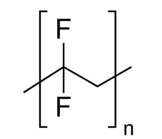 Poly(vinylidene fluoride) (CAS 24937-79-9) - chemical structure image