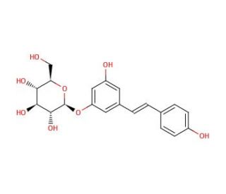 Polydatin (CAS 65914-17-2) - chemical structure image