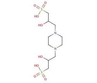 POPSO, free acid (CAS 68189-43-5) - chemical structure image
