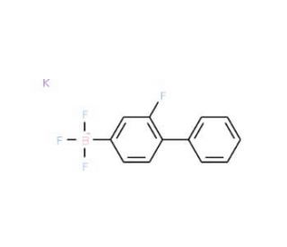 Potassium (2-fluorobiphenyl-4-yl)trifluoroborate (CAS 850623-57-3) - chemical structure image