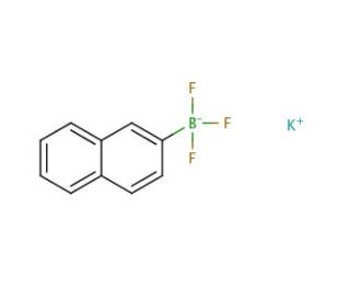 Potassium 2-naphthalenetrifluoroborate (CAS 668984-08-5) - chemical structure image