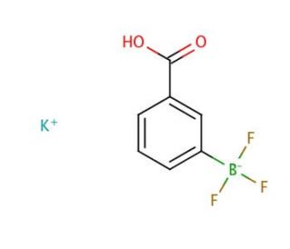Potassium 3-carboxyphenyltrifluoroborate (CAS 850313-91-6) - chemical structure image